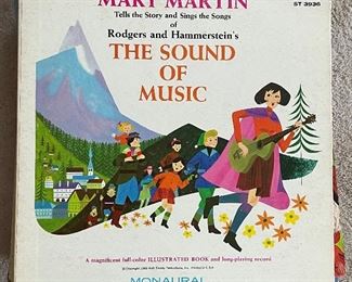 Mary Martin Tells The Story of The Sound of Music Vinyl Record. 