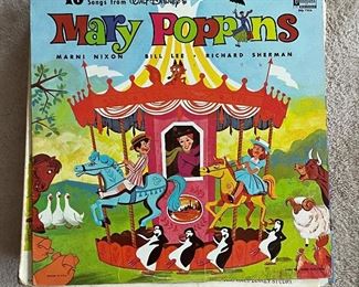 10 Songs from Mary Poppins Vinyl Record. 