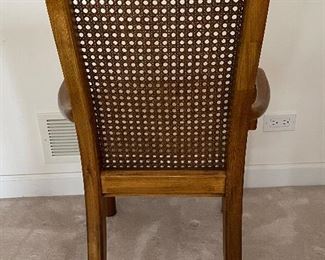 Set of 6 Cane Back Dining Chairs - 2 Arm and 4 Side Chairs. Photo 3 of 3. 