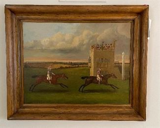 Antique Francis Sartorius II Equestrian Oil Painting. Measures 36" x 28." Photo 1 of 3. 