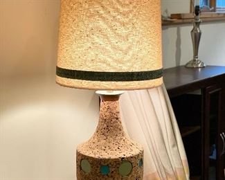 Vintage Cork Lamp. Photo 1 of 2. 