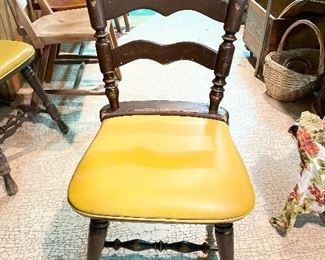 Set of 8 Vinyl Upholstered Pub Chairs. Photo 1 of 2. 