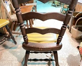 Set of 8 Vinyl Upholstered Pub Chairs. Photo 2 of 2. 