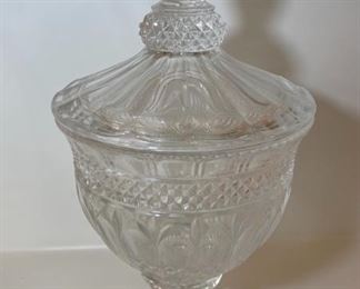 Shannon Crystal by Godinger Pedestal Goblet Vase