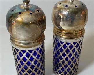 Cobalt Blue Salt and Pepper Shaker Set