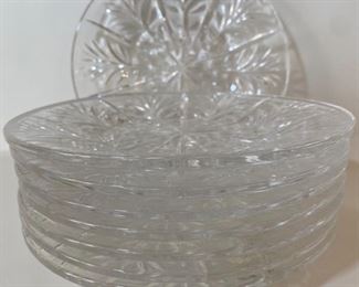 Crystal Clear Industries Dessert Plate Set