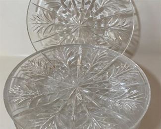 Crystal Clear Industries Dessert Plate Set
