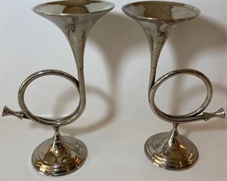 French Horn Candle Holders Made in India