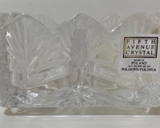 Fifth Avenue Crystal Sugar Packet Bowl