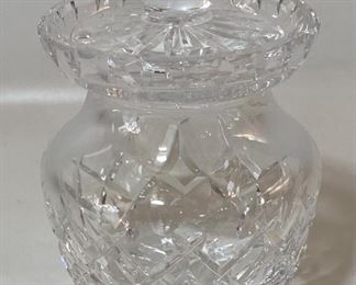 Waterford Crystal Lidded Jam Jar