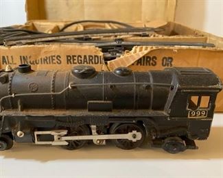 Louis Marx Co Train Stream Line Steam Type Electrical Train