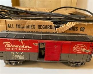 Louis Marx Co Train Stream Line Steam Type Electrical Train