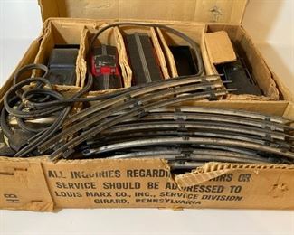 Louis Marx Co Train Stream Line Steam Type Electrical Train