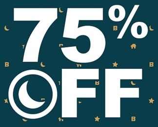 75% Off on 3/6 (Some exclusions apply)