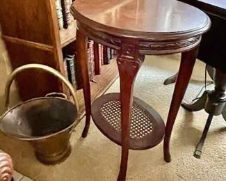 vintage cane table