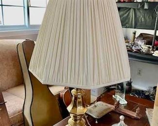 brass lamp