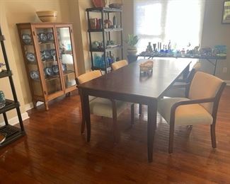 Crate and barrel dining room table 