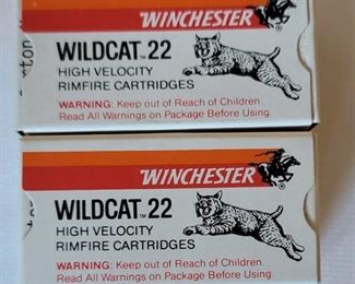 2 Boxes of Winchester Wildcat 22 High Velocity 22 Long Rifle 40 Grain - WW22LR - 50 Rounds