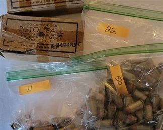 50 Rounds in Original Sealed Box 1943 Vintage 45 ACP WWII Evansville Ordnance Plant Evansville Indiana (Chrysler) Manufacturer (Box is Torn)