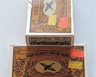 2 Boxes 10 Rounds Peters 12 GA. High Velocity Rifled Slugs
