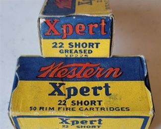 22 Short Box Western XPERT RIM FIRE CARTRIDGES XP22S