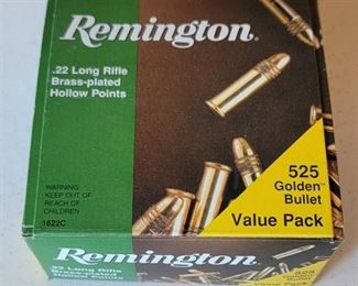 Remington Golden Bullet .22 LR Rimfire Ammo Value Pack 525 Golden Bullets