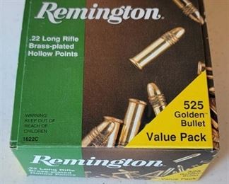 Remington Golden Bullet .22 LR Rimfire Ammo Value Pack 525 Golden Bullets
