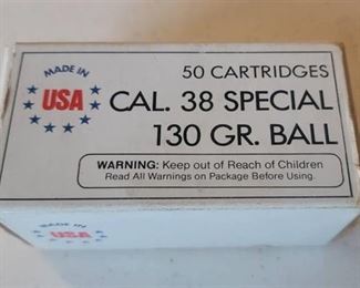 Olin .38 Special Ammo 130 GR. Ball - 50 Cartridges