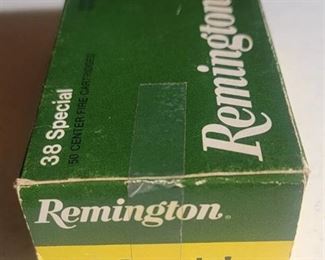 Remington 38 Special 158 Grain Lead Round Nose Box of 50 - R38S5