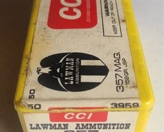 CCI Lawman Ammunition 357 Magnum 158 Grain Jacketed Soft Point - Box of 30 -  3959