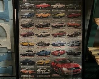 Mustang Puzzle (Framed)