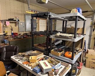 Garage full of Tools!, Shelving Units