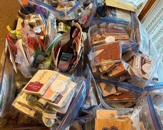 Calling all crafters! Lots of stamping supplies!