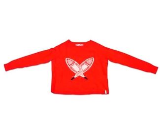 Woolrich "Cardinal Snowshoe" Red Sweater