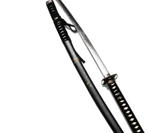 Katana Sword and Scabbard with Ocean Theme