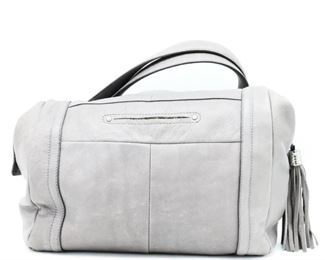 B. Makowsky Gray Leather Purse
