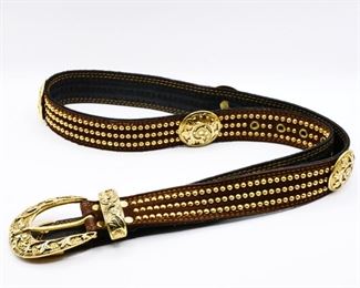 Sand Castle USA Studded Belt
