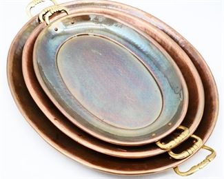 Old Dutch International Hand-Crafted Trays (Set of 3)
