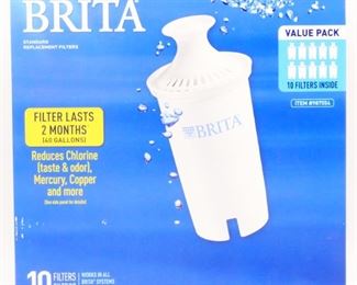 Brita Standard Replacement Filters Value Pack (10 Filters)
