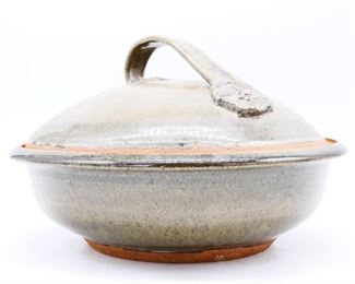 Stoneware Container w/Lid