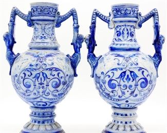 Ornate Decorative Vases (Set of 2)