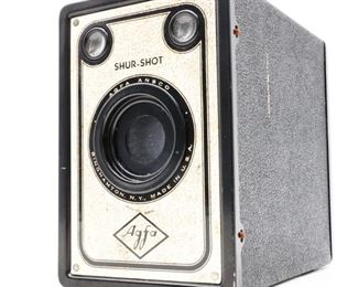 Vintage Agfa Ansco D-6 Shur Shot Box Camera