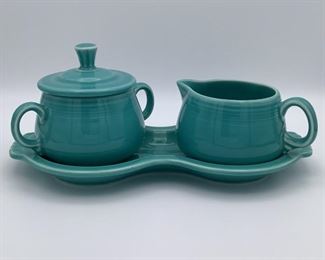 Fiestaware Cream and Sugar 