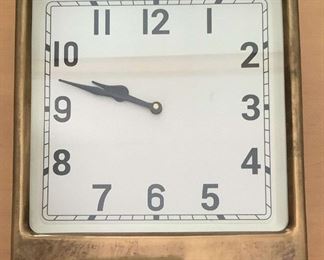 WilliamsSonoma Brass Clock
