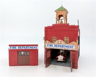 Vintage town set ups for trains