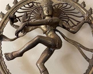 Bronze large Dancing Shiva - depicting the goddess dancing on the ego - I need this! appx 20" H