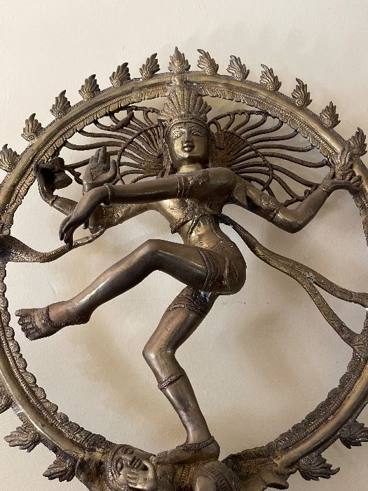 Bronze large Dancing Shiva - depicting the goddess dancing on the ego - I need this! appx 20" H