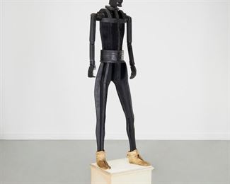 Vintage life-size artist's mannequin sculpture