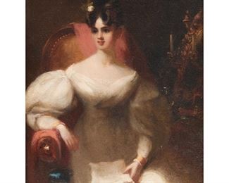 Manner of George Chinnery, oil on board