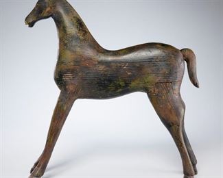 Antique American Folk Art model of a horse